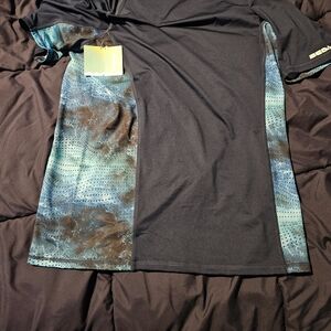 Sea-Doo NWT Men's Rashguard Blue Tee with Mesh Sides size large